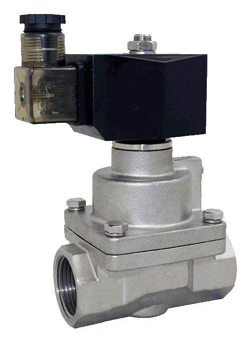 Válvulas Solenoide de Acero Inoxidable Serie STC 2MS
Pistón Pilot de Doble Vía para Alta Temperatura y Presión