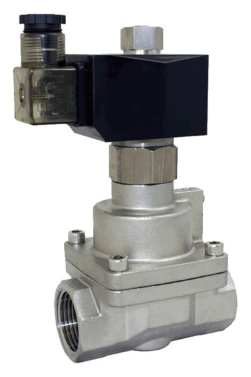 Válvulas Solenoide de Acero Inoxidable Serie STC 2MS
Pistón Pilot de Doble Vía para Alta Temperatura y Presión